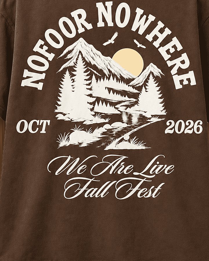 Close-up of the tee graphic
